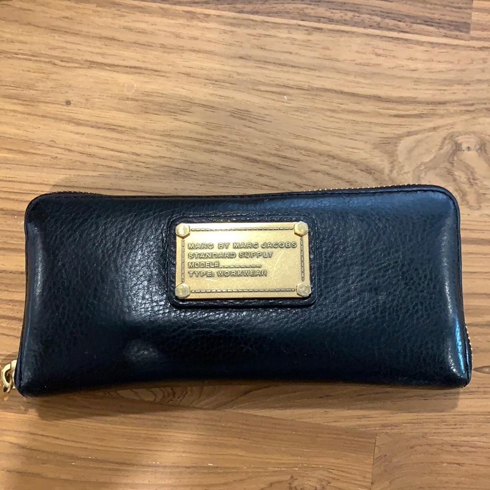 Marc by Marc Jacobs black leather wallet